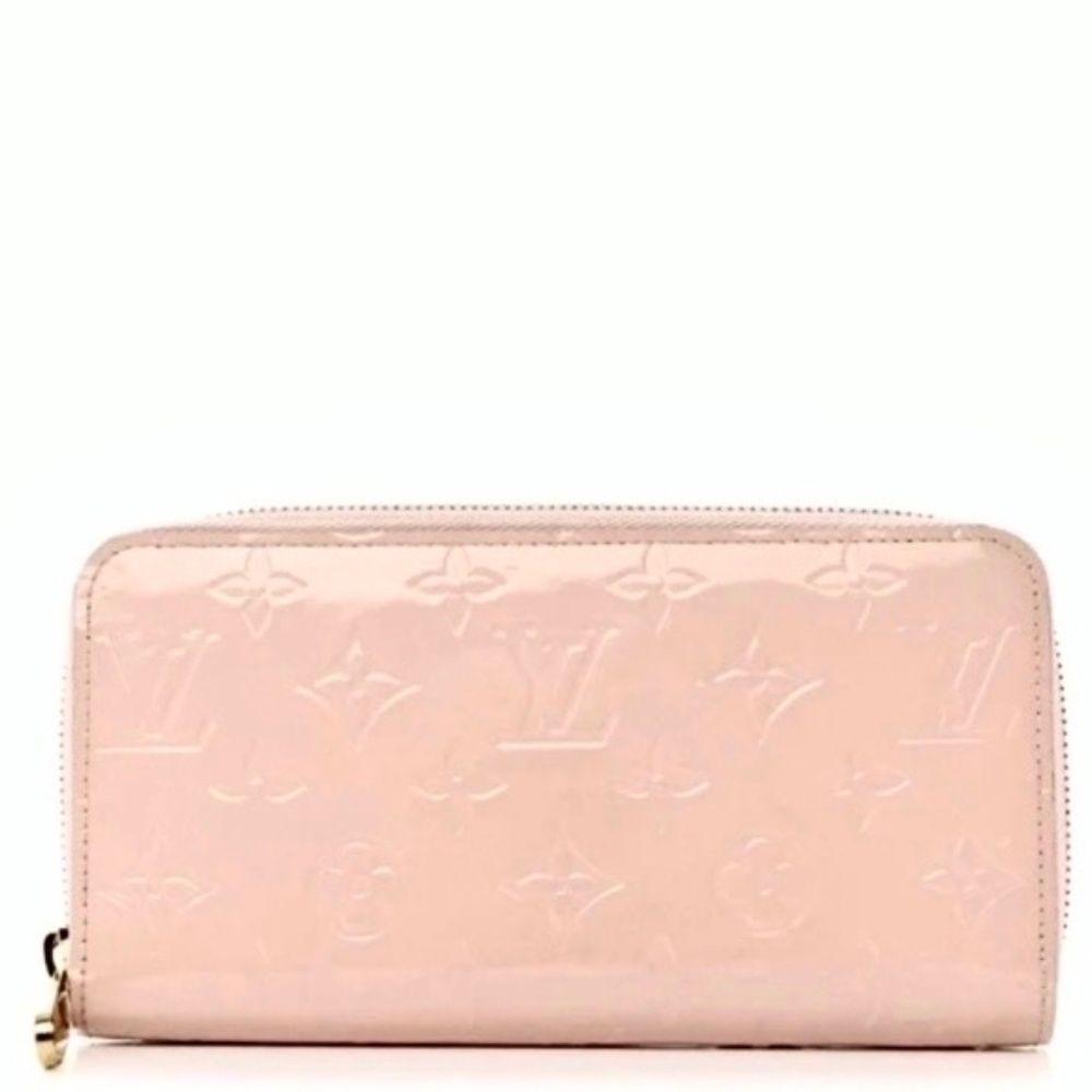 Louis Vuitton Monogram Vernis Pink Zippy Wallet